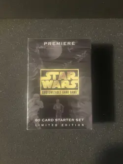 Star Wars CCG Premiere Limited Edition Factory Sealed Starter Deck 60 Cards NEW - Image 1