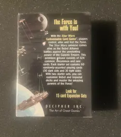 Star Wars CCG Premiere Limited Edition Factory Sealed Starter Deck 60 Cards NEW - Image 2