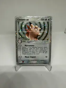 Pokemon TCG Clefable EX FireRed LeafGreen Holo Rare Card 106/112 - Image 1