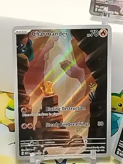 Pokemon TCG 151 God Pack Lot Of Cards Charizard (Charmander Is LP) Charmeleon - Image 3