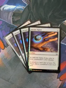 Arcane Signet x 4 - Foil | 7% Off 2+ | Foundations | NM | MTG - Image 1