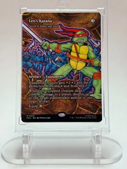 Magic The Gathering TMNT's Leo's Katana M 18 & Teleportaion Circle M 02 - Image 2