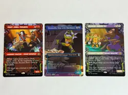 Magic The Gathering Teenage Mutant Ninja Turtle's Lot of 3 Legendary Creature NM - Image 1