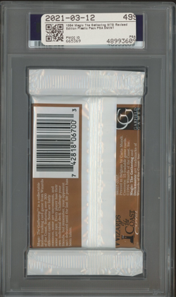 1994 Magic The Gathering MTG Revised Edition Booster Plastic Pack Sealed PSA 9 - Image 2