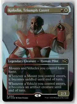 Kolodin, Triumph Caster (Borderless) 364 Foil Near Mint MTG Aetherdrift Magic - Image 1