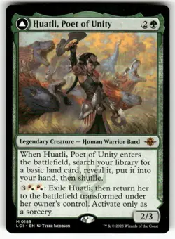 Huatli, Poet of Unity 189 NM MTG The Lost Caverns of Ixalan Magic - Image 1