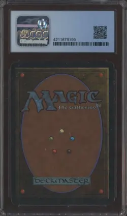 1994 MTG Magic The Gathering Revised Edition Deathgrip CGC 8 NM-MT - Image 2