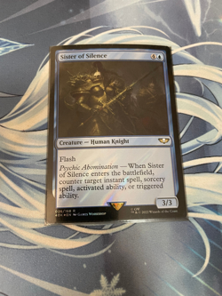 MTG - SISTER OF SILENCE - SURGE FOIL - RARE - NM - WARHAMMER 40K - Image 1