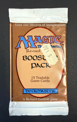 1994 Magic the Gathering Revised Edition Booster Pack - Factory Sealed 742818067003 - Image 1