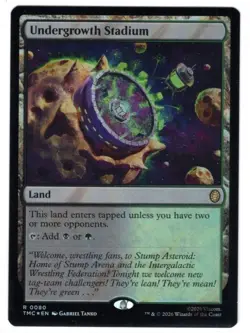 MTG Teenage Mutant Nija Turtles Undergrowth Stadium Surge Foil Rare R 0080 - Image 1