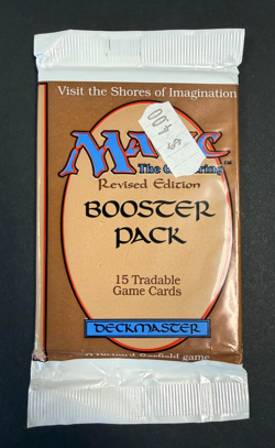 1994 Magic the Gathering Revised Edition Booster Pack - Factory Sealed 742818067003 - Image 1
