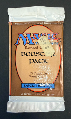 1994 Magic the Gathering Revised Edition Booster Pack - Factory Sealed 742818067003 - Image 1