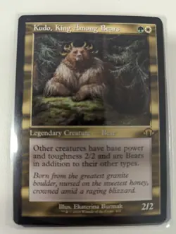 Kudo, King Among Bears (Retro Frame) - MTG Modern Horizons 3 Regular - Image 1