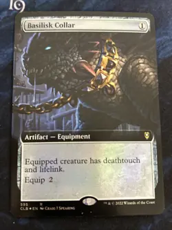 Basilisk Collar (Extended Art) Commander Legends: Battle for Baldur's Gate Foil - Image 1