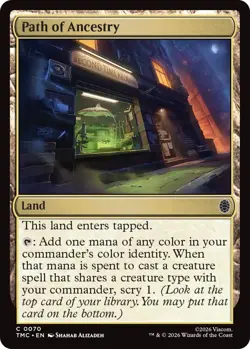 Path of Ancestry - Surge Foil Light Play, English Magic the Gathering MTG Teenag - Image 1