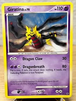 Platinum Giratina 28/127 Rare Pokemon LP - Image 1