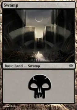 Swamp (238) - Medium Play MTG Shards of Alara - Image 1