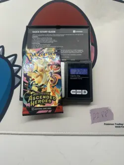 The HEAVIEST Pack On EBay Ascended Hero’s Booster 22.88g God Pack!!U Pokemon TCG - Image 1