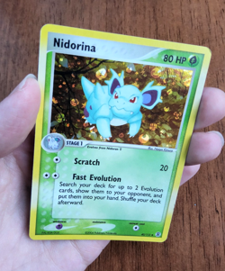 Pokemon TCG Nidorina EX FireRed LeafGreen 40/112 holo uncommon 2004 LP - Image 3