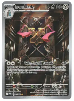 Pokemon Doublade IR Illustration Rare NM ME03 Perfect Order ME03 POR EN 098/088 - Image 1