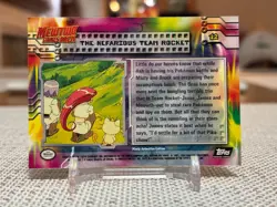 1999 Pokemon Movie (Mewtwo Strikes Back) #12 (The Nefarious Team Rocket) Blk NM - Image 2