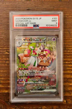 PSA 9 Gardevoir SAR special art 101/078 Japanese SV1S Scarlet EX Pokemon Card - Image 1