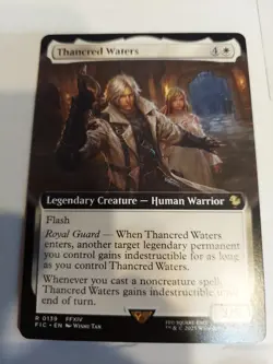x1 Thancred Waters - Extended Art R MTG Commander: Final Fantasy M/NM, English - Image 1