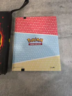 2X LOT Pokemon Card Binders Pikachu Card Album 9 Card sheet OVER 350 CARDs - Image 5