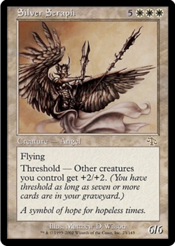 Silver Seraph 023/143 Judgment MTG Rare - Image 1