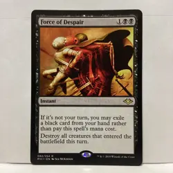 MTG Force of Despair Magic: The Gathering Modern Horizons Rare #092 - Image 1