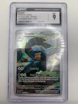 Crustle 183/182 CGC 9 Mint IR Holo - Paradox Rift Illustration Rare Pokemon Card - Image 1