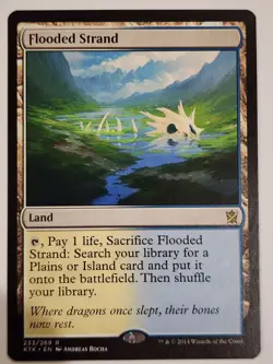 1x MTG Flooded Strand - Khans of Tarkir (KTK) #233 - Magic the Gathering - Image 1