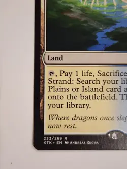 1x MTG Flooded Strand - Khans of Tarkir (KTK) #233 - Magic the Gathering - Image 5