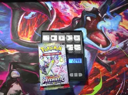 HEAVY! GOD PACKUU SIRUU 22.44g Prismatic Evolutions Pokemon TCG Booster (SEALED) - Image 1
