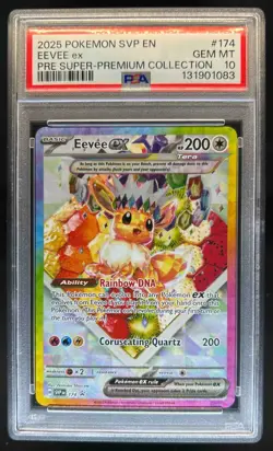 2025 Pokemon Prismatic Evolutions Eevee Promos #174 PSA 10 GEM MINT - Image 1