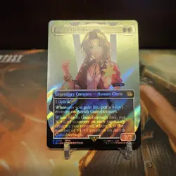 Aerith Gainsborough (Borderless) (Surge Foil) Final Fantasy MTG 519 - Image 1