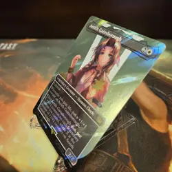 Aerith Gainsborough (Borderless) (Surge Foil) Final Fantasy MTG 519 - Image 3