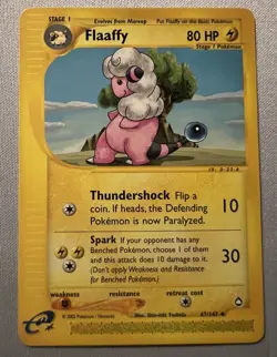 Flaaffy #47/147 - Pokemon TCG - Aquapolis - Image 1