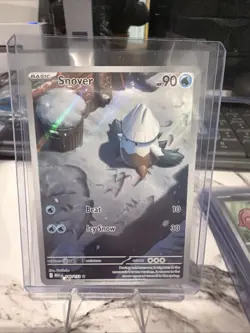 Pokemon Snover Me01: Mega Evolution Illustration Rare Holo 140/132 90 HP - Image 1