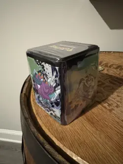 Pokemon S&V 2025 Treasures of Ruin Tin (3 Booster Packs 2 Sticker Sheets) SEALED - Image 2