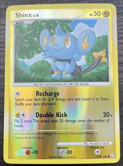 Shinx 118/146 Pokemon TCG Diamond & Pearl Legends Awakened Reverse Holo MINT NM - Image 1