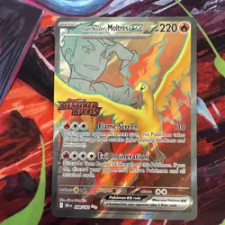 Pokemon Team Rocket's Moltres Ex Destined Rivals Stamped Promo Upc Full Set Of 3 - Image 4