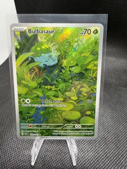 Bulbasaur 166/165 IR | 2023 Pokemon 151 Scarlet & Violet - Image 1