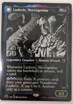 Ludevic, Necrogenius (Showcase) - MTG Innistrad: Midnight Hunt Regular - Image 1