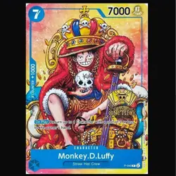 One Piece TCG - Monkey.D.Luffy P-043 (2nd Anniversary Stamped Promo) - Image 1