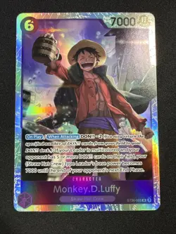 • Monkey.D.Luffy • ST26-005 SR Starter Deck Purple/Black Holo One Piece TCG NM - Image 1