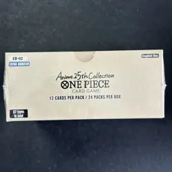 #1 One Piece TCG EB-02 English Anime 25th Collection Booster Box SEALED - Image 3