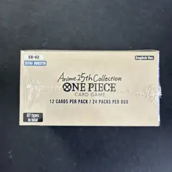 #4 One Piece TCG EB-02 English Anime 25th Collection Booster Box SEALED - Image 2
