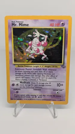 Mr. Mime 6/64 Holo Rare Jungle Pokemon Card - Image 1