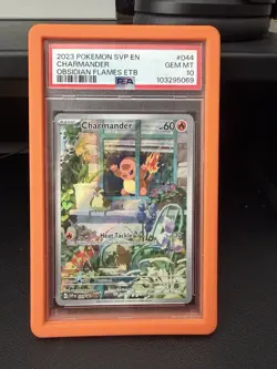 Pokemon Charmander #044 Scarlet & Violet Promo Holo PSA 10 English Card - Image 3